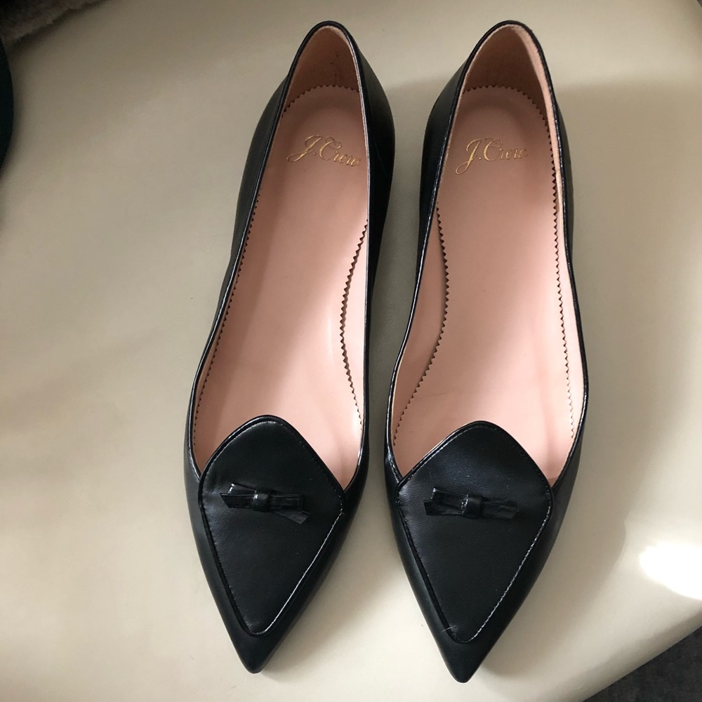 J Crew black flats
